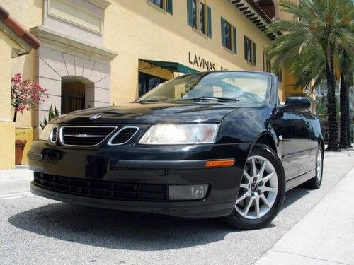 2004 saab 93 9-3 arc convertible automatic leather good tires