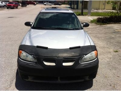 Siver 2003 grand am gt ,ac,dual air bags,,pwr drs cd no accidents no reserve