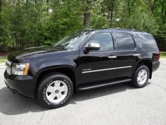 Chevrolet : 2009 tahoe ltz 4x4 dvd quads navigation tow pkg clean carfax sharp