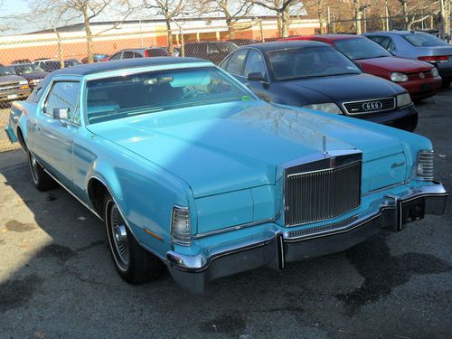1975 lincoln continental mark iv blue diamond edition 29k miles! price lowered!