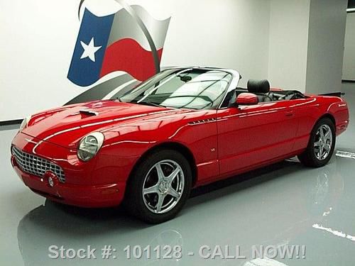 2002 ford thunderbird premium hard top leather only 38k texas direct auto