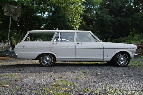 1962 chevrolet chevy ii (nova) 300 series 3 seat wagon survivor first year