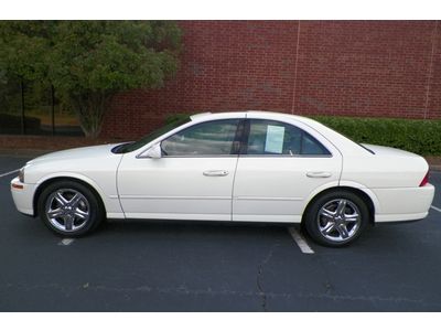 Lincoln ls chrome wheels sunroof heated leather seats home link no reserve only