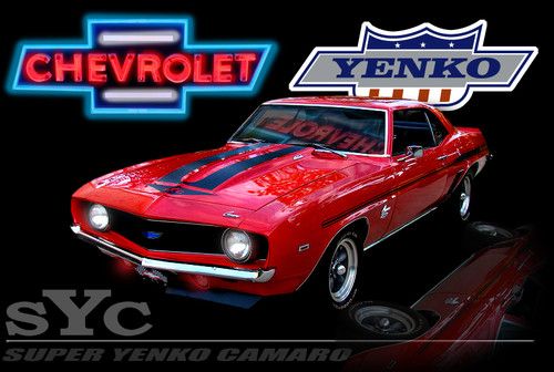 1969 camaro yenko tribute / clone - frame off restored - bbc 500hp 4 speed