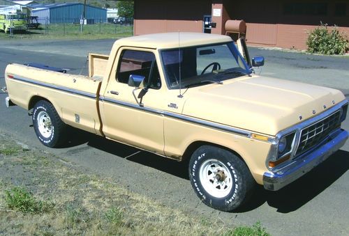 1978 ford f-250 2wd long bed, 351m, 4spd, ps, good running work truck