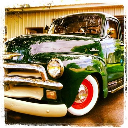 ~~~no reserve 1954 chevy truck video streetrod rat rod lowered no reserve ~~~
