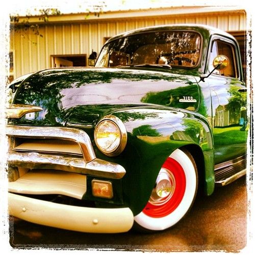 ~~~no reserve 1954 chevy truck video streetrod rat rod lowered no reserve ~~~