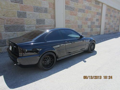 Black on black very clean bmw m3 very low miles only 25k!