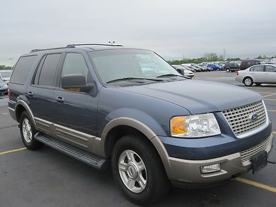 2003 ford expedition eddie bauer 4wd -navigation -clean -runs strong -no reserve
