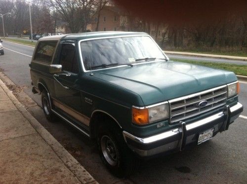 1988 ford bronco eddie bauer sport utility 2-door 5.8l