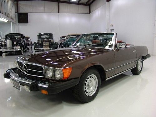 1980 mercedes-benz 450sl roadster convertible, 22,676 original miles!