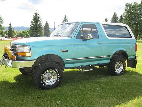 1994 ford bronco xlt sport utility 2-door 5.8l