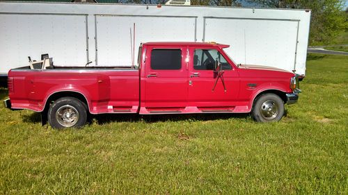 1996 ford, f350, 1 ton, diesel, 7.3 power stroke, crew cab, duals, dually