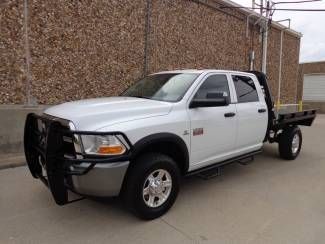 2011 dodge ram 2500 st-crew cab cummins diesel-4x4-cm flatbed-carfax certified