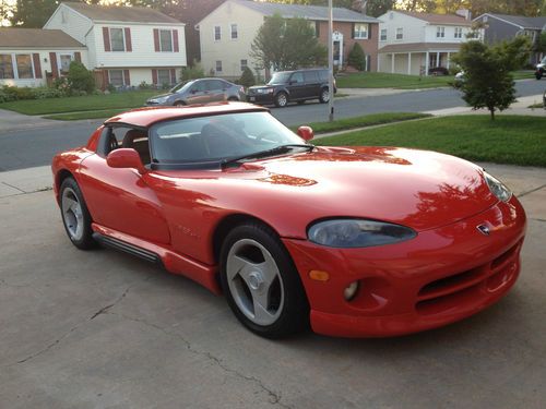 1995 dodge viper rt/10 conv low reserve - hard top incl