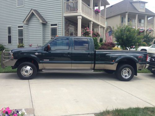 *low miles*2005 ford f-350 super duty king ranch crew cab pickup 4-door 6.0l