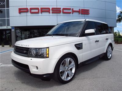 2010 range rover sport. 1 owner, clean carfax. alaska white. call 239.225.7601!!