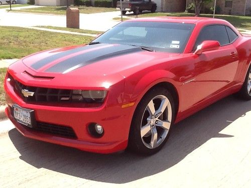 Fully loaded 2012 Camaro 2SS/RS red with black racing stripes, US $30,000.00, image 3