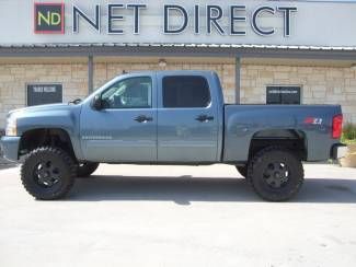 09 chevy 4wd crew cab new lift, tires, rims 87k mi 5.3 v8 net direct auto texas