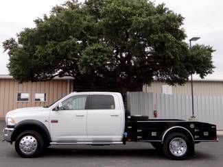 Laramie flat bed 6.7 4x4 cummins flatbed navigation heated seats leather sirius