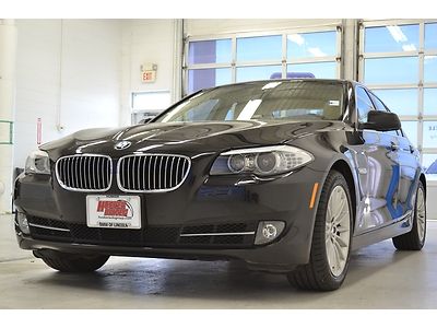 11 BMW 535i PREMIUM 35K COLD WEATHER NAVIGATION MOONROOF LEATHER XENON BLUETOOTH, image 4
