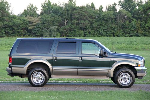 2002 ford excursion limited 7.3l diesel 108k actual miles 1owner 4x4 no reserve