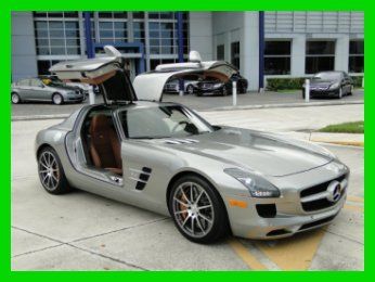 2012 sls amg, msrp was $235,345, rare alubeam silver, ceramic brakes, loaded