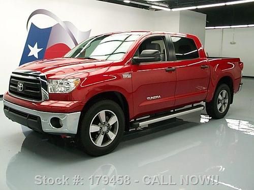 2011 toyota tundra crewmax 4x4 leather 20" wheels 8k mi texas direct auto