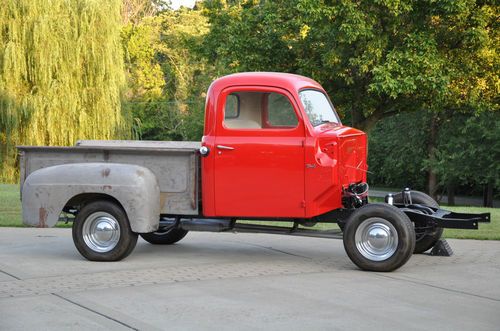 1949 ford f-1 pickup 302 fi restoration started