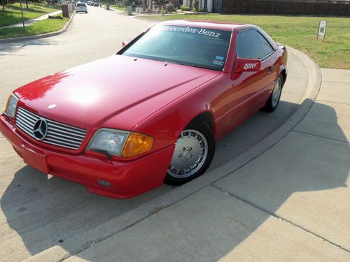 1991 mercedes roadster 300sl convertible 72000 miles runs great