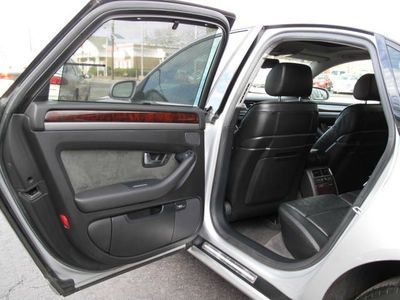 2005 AUDI A8 QUATTRO AWD SILVER BLACK LEATHER GPS LOW RESERVE CD PARCTRONIC, image 17