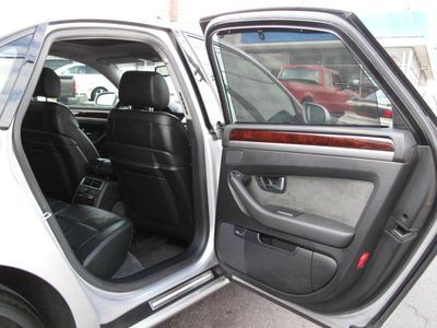 2005 AUDI A8 QUATTRO AWD SILVER BLACK LEATHER GPS LOW RESERVE CD PARCTRONIC, image 18