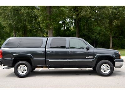 2003 chevrolet silverado 2500hd duramax diesel crew cab i camper shell i