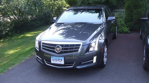 Ats, auto, awd, thunder gray chromaflair, blk int, 4 dr, nav, 800 miles, coldpkg