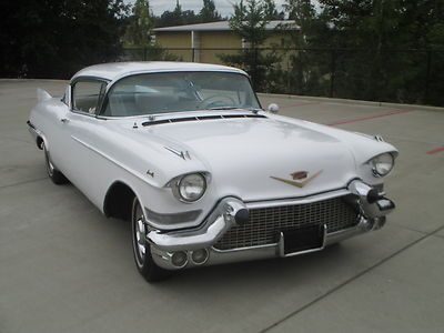 1957 cadillac eldorado seville 2 dr coupe 365 dual carbs