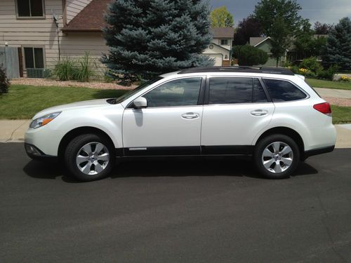 2012 Subaru Outback Limited 2.5i Diamond White, Biege Leather BEAUTIFUL, US $26,900.00, image 3