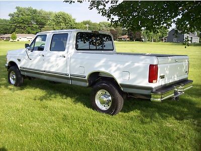 1997 FORD F250 4X4 7.3 DIESEL AUTO CREW CAB SHORT BED CALIFORNIA TRUCK RUST FREE, image 5