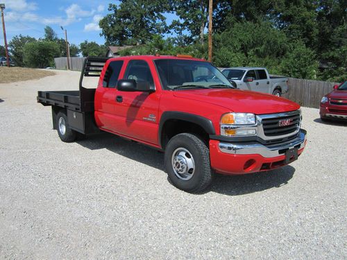 2005 gmc sierra 3500 4 wheel drive sle ext cab chassis