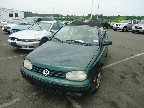 1999 volkswagen new cabrio convertible runs &amp; drive can drive it home