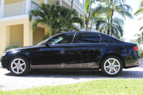 2009 audi a4 brilliant black sedan 2.0 turbo quattrotiptronic