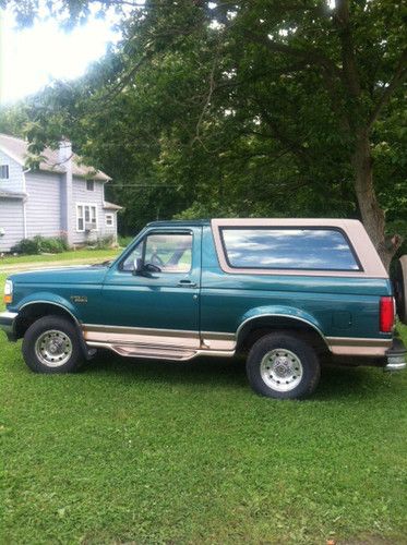 1996 ford bronco eddie bauer sport utility 2-door 5.8l