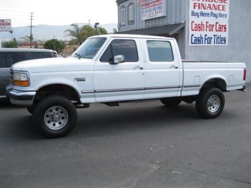 1997 ford f-250 xlt crew cab pickup 4-door 7.5l