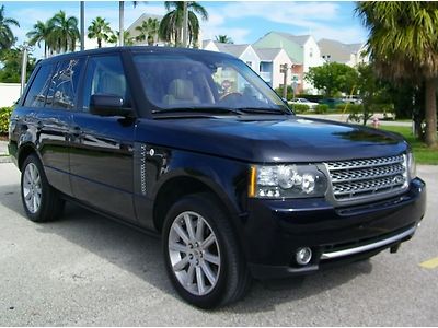 Loaded!! low miles! range rover hse supercharged! nav! rear ent! call now!!