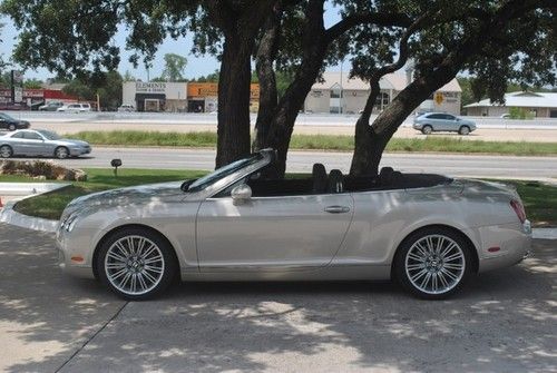 2009 bentley continental gtc speed convertible beautiful!!