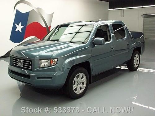 2007 honda ridgeline rtl crew awd sunroof nav 60k miles texas direct auto