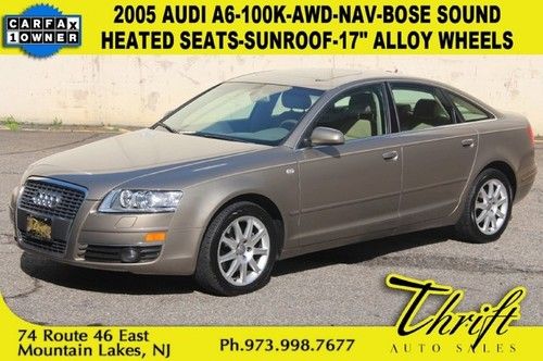 05 a6-100k-awd-nav-bose sound-heated seats-sunroof-17 alloy wheels