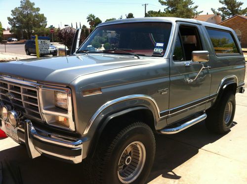 1984 ford bronco custom sport utility 2-door 5.8l