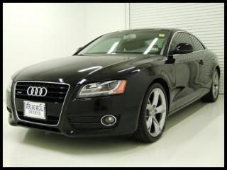 09 a5 quattro awd 4x4 v6 coupe navi pano roof heated leather bluetooth wood trim