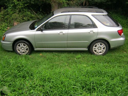 2004 subaru impreza ts wagon 4-door 2.5l