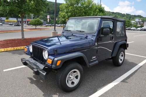 2006 jeep wrangler se 4x4 no reserve soft top convertable clean carfax mint